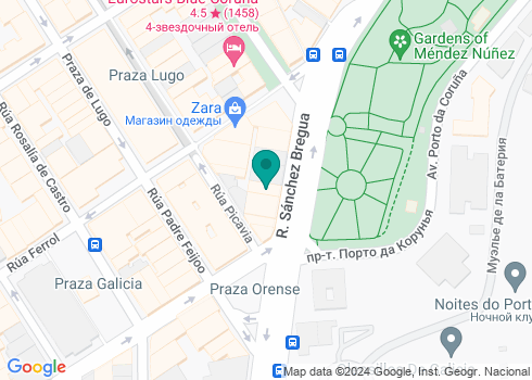 Oficina Sanitas A Coruña - на карте Oficina Sanitas A Coruña - на карте