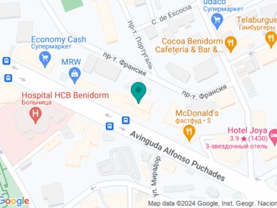 Oficina Sanitas Benidorm - на карте Oficina Sanitas Benidorm - на карте